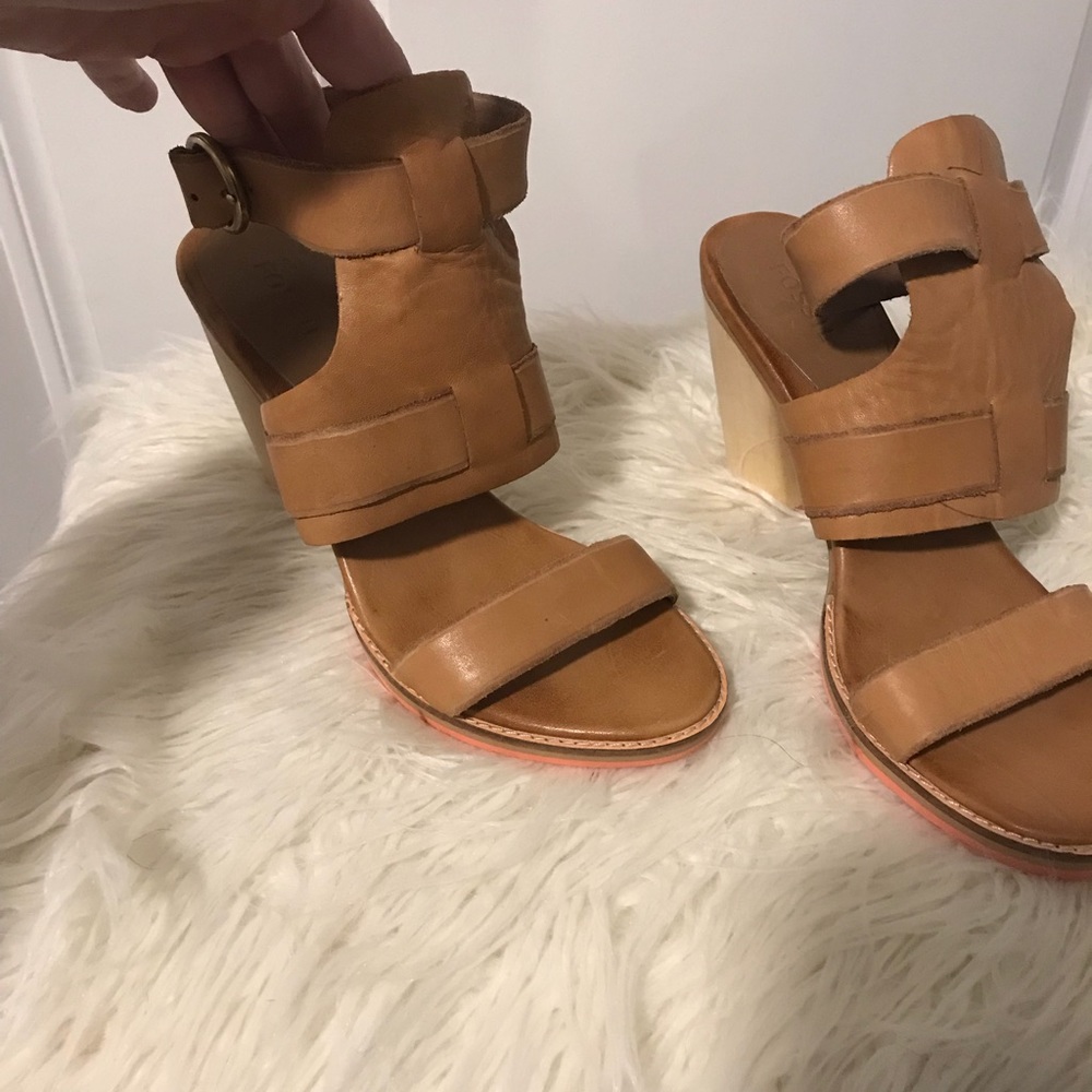 Rare Fossil Leather Heels